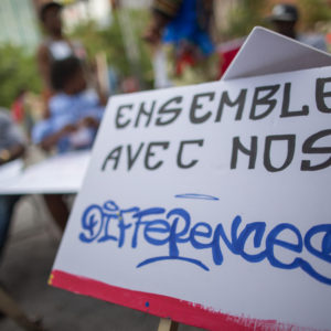 Des arts trop blancs ? action-réaction